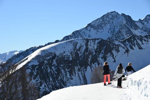 Station de Luz-Ardiden raquettes Montagne Pyrénées