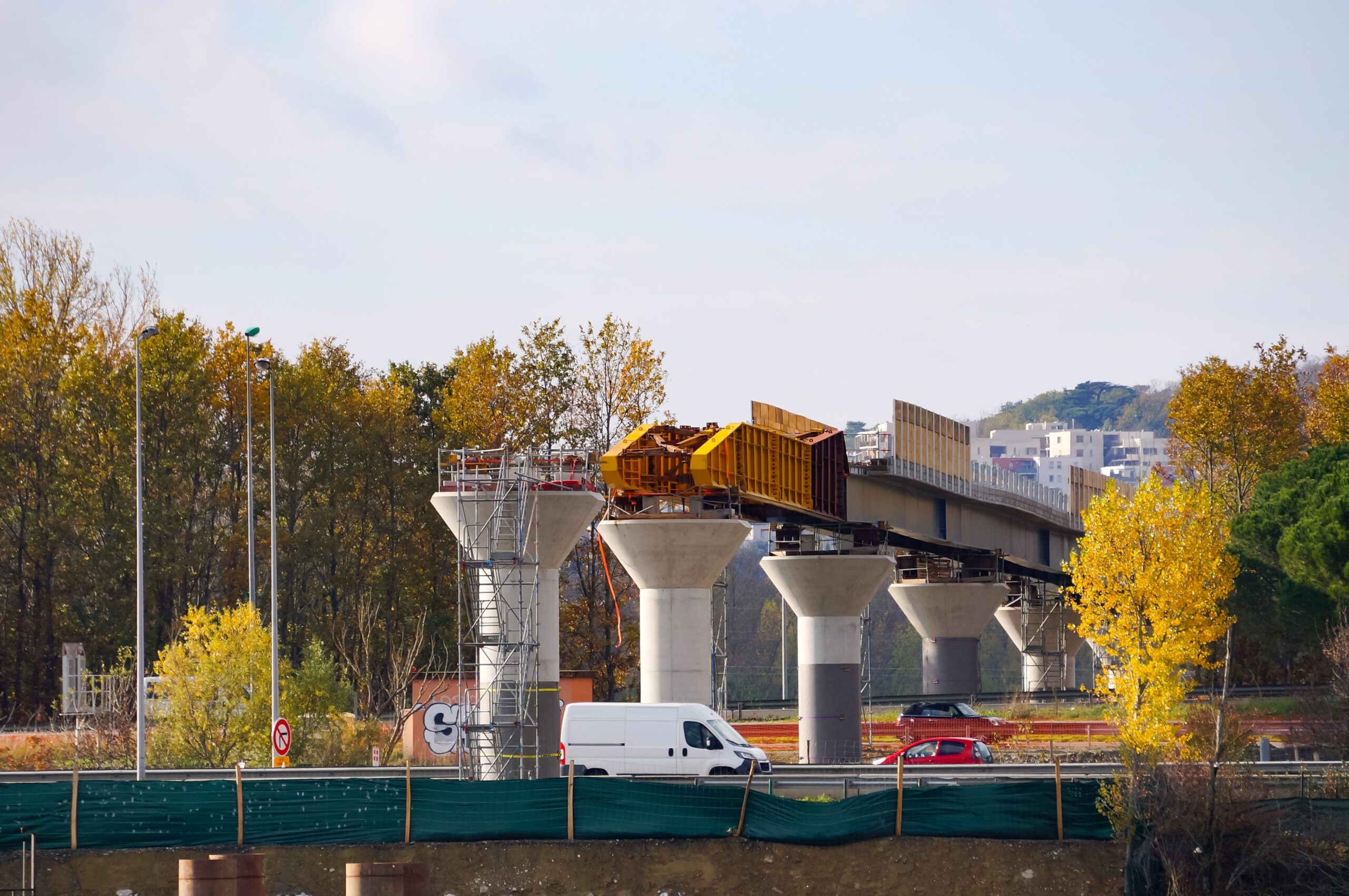 Ligne C : où en sont les travaux du viaduc entre Montaudran et Labège ...