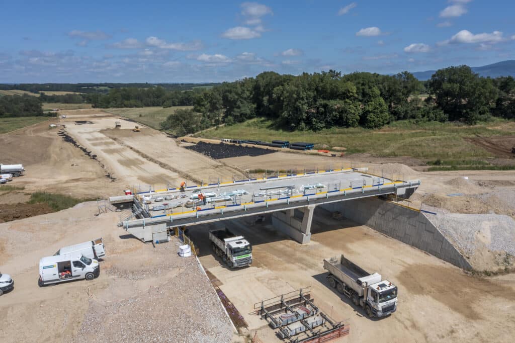 Les travaux de l'autoroute A69 son à plein régime. A69 rapporteure publique