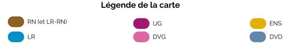 Legende législatives résultats haute-garonne