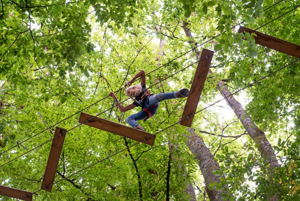 Notre petite sélection des meilleurs parcs d'accrobranche en Occitanie.