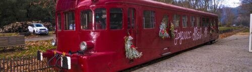 Quoi de mieux pour préparer les fêtes que de monter à bord du train du Père Noel ?