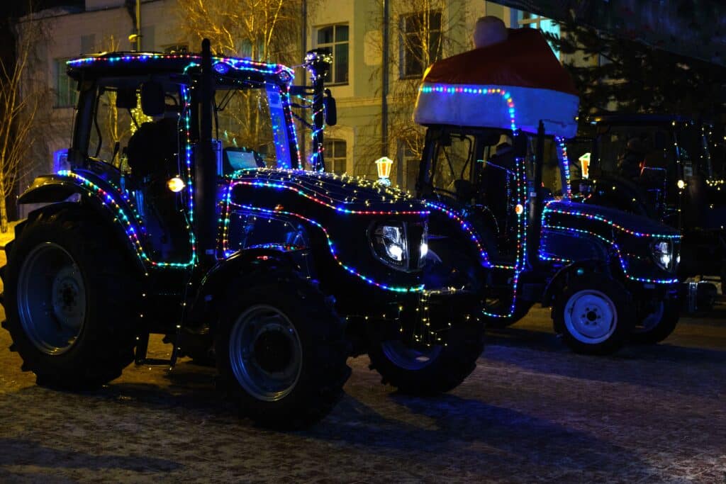 Ariège défilé tracteurs