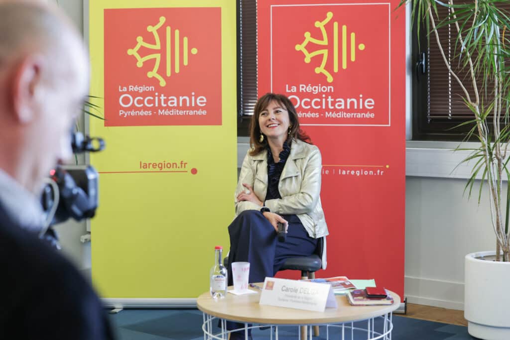 La présidente de la Région Occitanie et de Régions de France, Carole Delga.