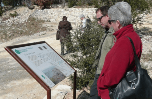 Dalle à empreintes Viens Vaucluse