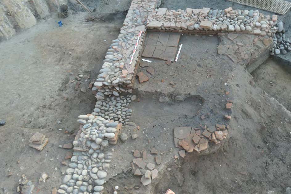 Les fouilles archéologiques avant la construction du métro à Toulouse ont révélé un petit bâtiment.