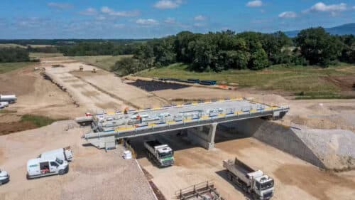 Le chantier de la construction de l'A69.