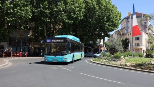 Un bus de l'agglomération de Béziers.