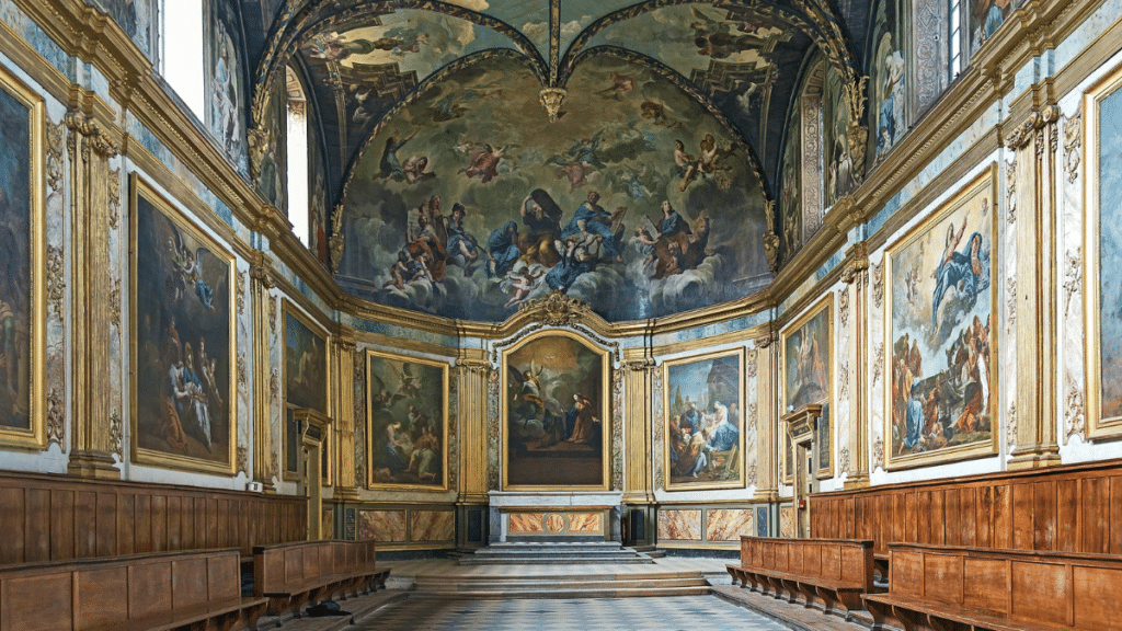 expositions dans la chapelles des Carmélites de Toulouse