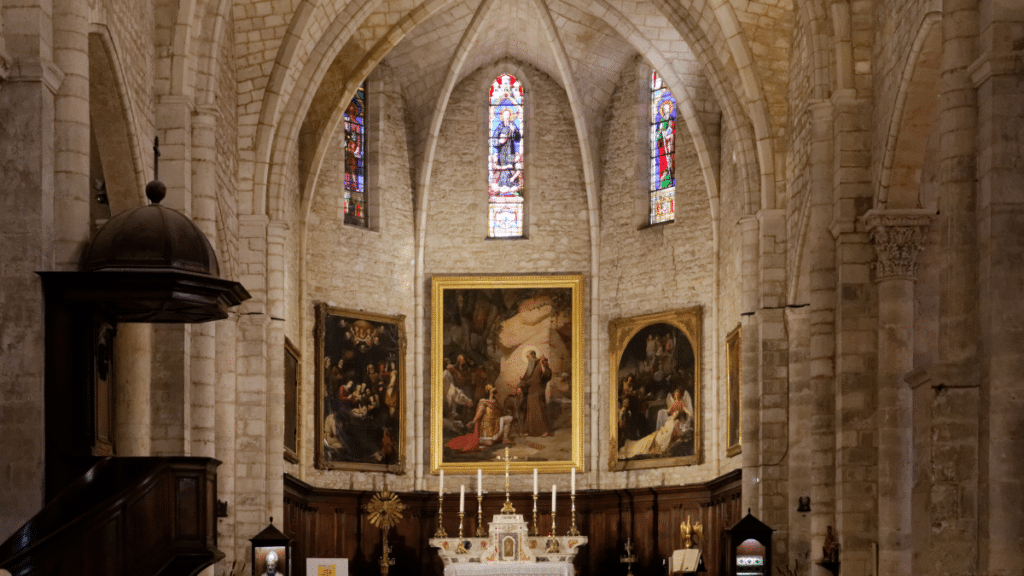 Abbatiale Saint-Gilles chemins Compostelle